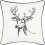 Cotton Throw Pillow with Zipper Closure 20" x 20" 1