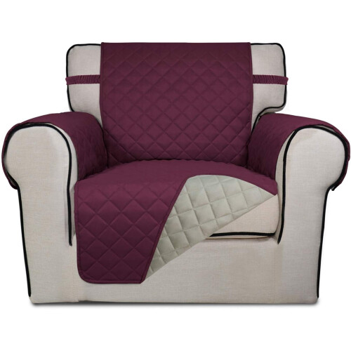 Reversible Quilted Sofa Cover, Water-Resistant, Small,