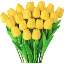 Rosa kunstige tulipaner 13,5 i 10-pakning