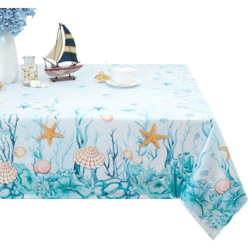 Coastal Tablecloth Polyester 60x120in