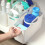 Rectangular White Plastic Storage Basket 11x8x4.5 in 1