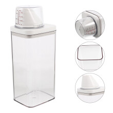 Airtight Food Storage Container, Clear Plastic, 1500 ml