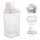 Airtight Food Storage Container, Clear Plastic, 1500 ml 1