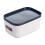 Contenitore medio in PP con coperchio per cucina e bagno 1