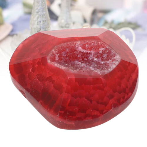 Geode Kristallstein Tasche unregelmäßiger Achat