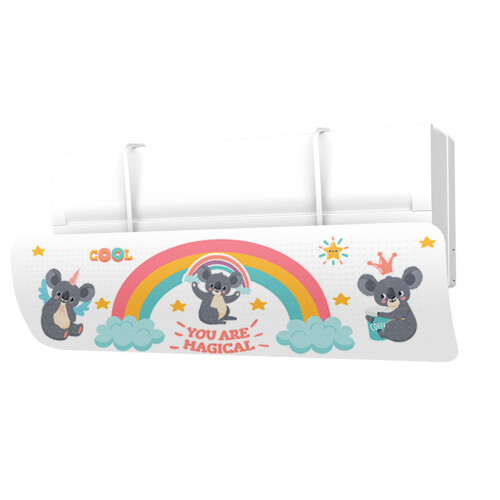 ABS airconditioning afschermplaat 90x27cm