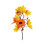 Halloween Artificial Flower Branch with Pumpkin Maple 1