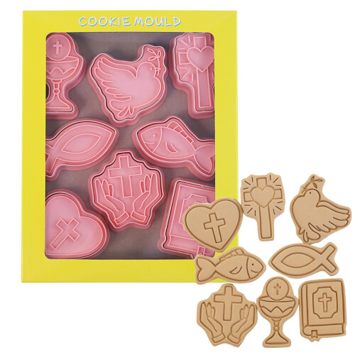 3D-Weihnachtsplätzchen-Ausstechformen-Set – 8 oder 10 Stück