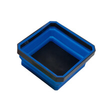 Zusammenklappbare magnetische Teileablage, 11,4 x 11,4 cm