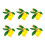 Servietringe i frugtlegering 4,3 cm, 6 stk. 1