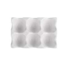 Keramik-Eierhalter für 6 Eier für den Kühlschrank