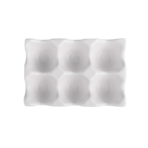 Keramik-Eierhalter für 6 Eier für den Kühlschrank