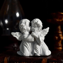Resin Angel Figurine Statue, Praying Pose, 5 x 3.5 x 9 cm