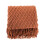 Textured Acrylic Knitted Throw Blanket with Tassels 152 x 1