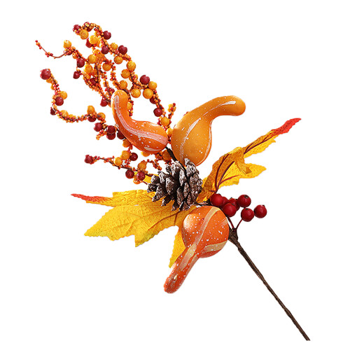 Halloween Artificial Flower Branch45x12cm Multicolour