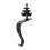 Iron Christmas Stocking Hooks – Copper, Black, Bronze (10 1