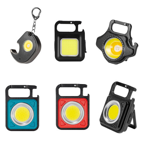 500LM USB-C Rechargeable Keychain Flashlight with Magnet