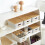 3-Piece Stackable Plastic Storage Boxes with Lids, Grey, 4 5
