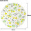 Lemon Print Polyester Tablecloth 152 cm Round 2