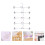 Set van 5 witte plastic broekclips 2