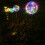 Solar Garden Lights – Multi-Colour LED Glass Spheres, 1 5