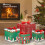 Plaid Christmas nesting boxes with lids3pcs 4