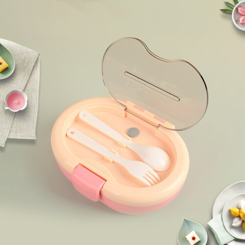 Pink Microwaveable Bento Box with 5 Compartments, 800ml 1