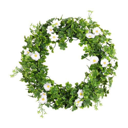 15 Inch Shamrock Wreath for St Patrick's Day 1