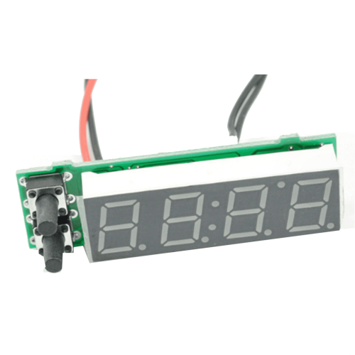 Car Digital Clock with Voltage & Temp Display 2