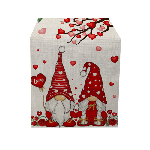 Valentine's Day Table Runner – Red Cotton – 1 Piece 1