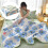 Quilted Plaid Throw Blanket 150x200cm Cotton 2