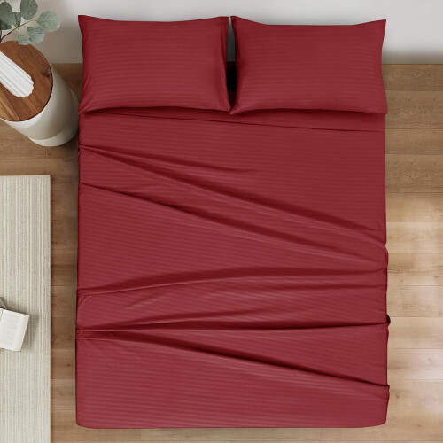 Queen Sheet Set Microfiber 4-Piece Ivory 1