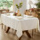 Obrus Newbridge Ivory Fall Leaves Damask 60x102 cale 2