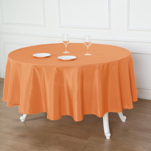 BalsaCircle 6-Pack 90" Round Polyester Tablecloths 1