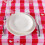 Red & White Heart Pattern Polyester Tablecloth 60 x 120 in 3