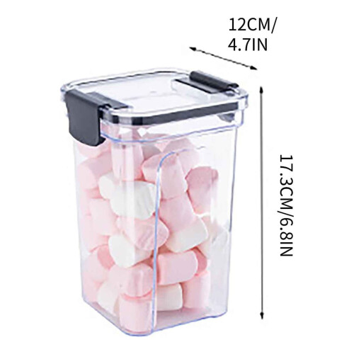Airtight Clear Food Storage Containers – 4-Piece Set 2