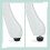 White Metal Bistro Set - Table & 2 Chairs, Leaf Pattern 5