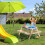 Kids Picnic Bench with Water & Sand Play Table 3