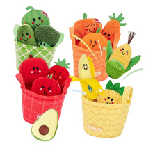 Developmental Learning Toy for Infant Soft Plush Color Sorting