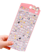 Puffier Sticker Sheets Adorable Small 3D Sticker for Kids-pink