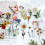 40pcs Multicolour Decorative Stickers40–80mm PET 6