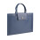 Ergonomic Laptop Carrying Bag PU Leather Waterproof-Blue small 1