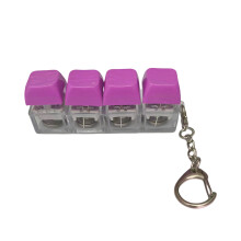 Delicate Key Accessory Showcasing Unique Mechanical-Purple