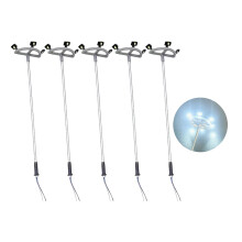 LED Illuminated HO Scale High Mast Light-No4 light cold white