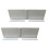 Non Drilling Luggage Holder Brackets Organizer Stand-White 2Pcs 1