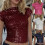 Stylish Round Neck Short Sleeve Backless Sequins-Black XL 4