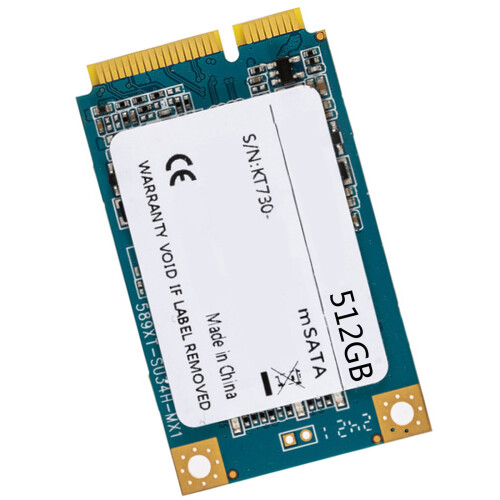 Intelligente mSATA interne Solid State Drive met-512 GB