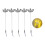 Easy to Install Miniature High Mast Light-No7 light warm white 1