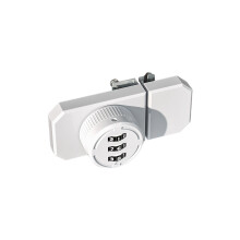 3-cijferig combinatieslot Glazen kastslot-208 dubbele deur wit