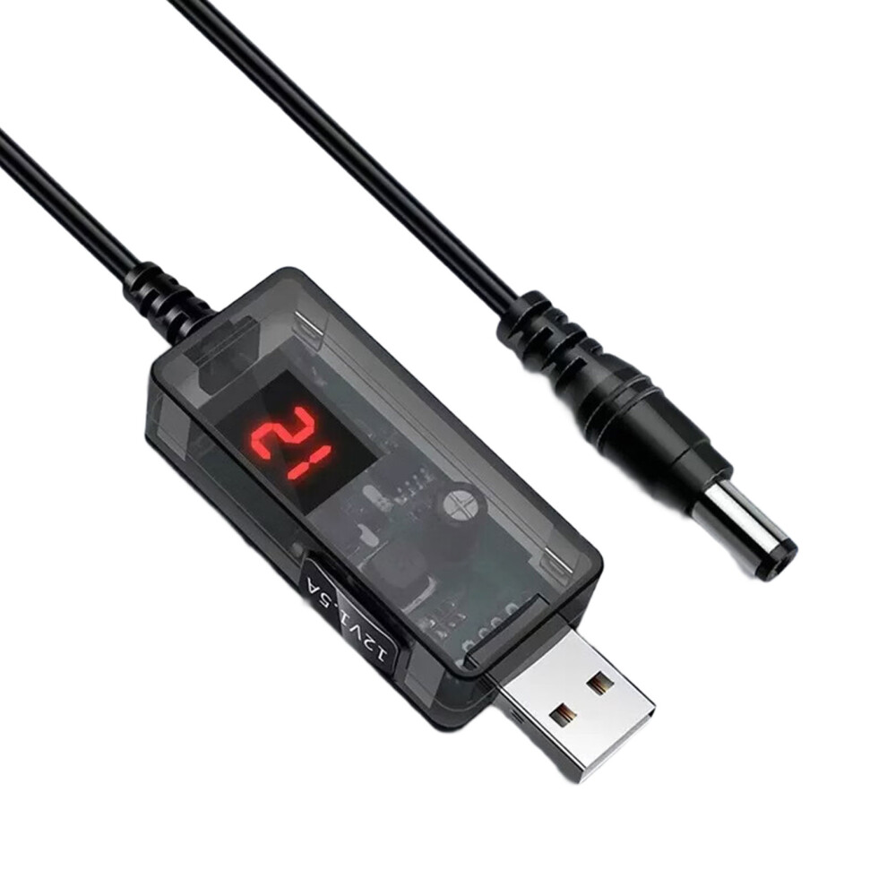 Portable 5V To 12V Converter Cable Usb To Dc5.5mm Cord For 7627001439795
